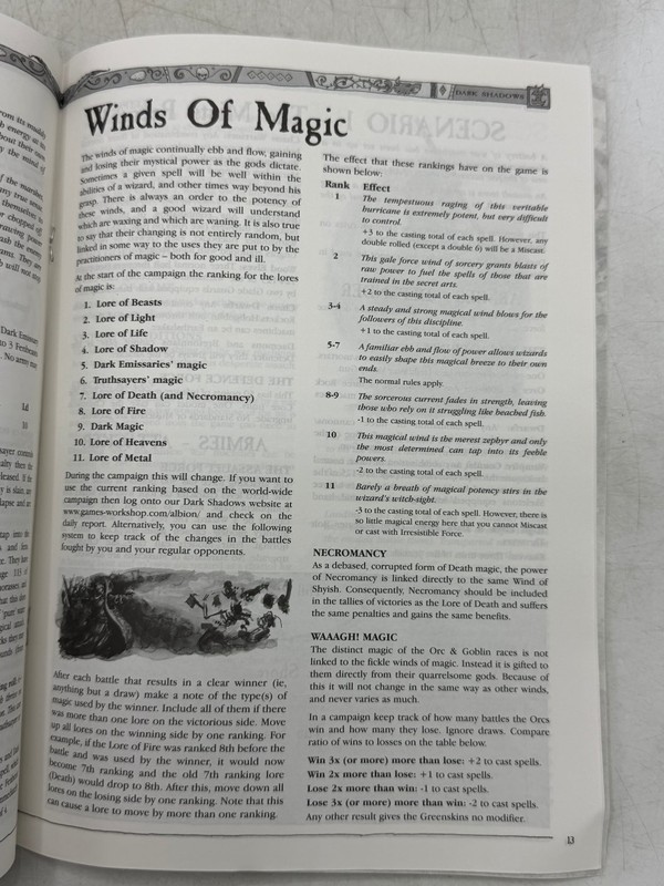Warhammer Dark Shadows 2001 Games Workshop Fantasy Wargame Campaign Book gallery