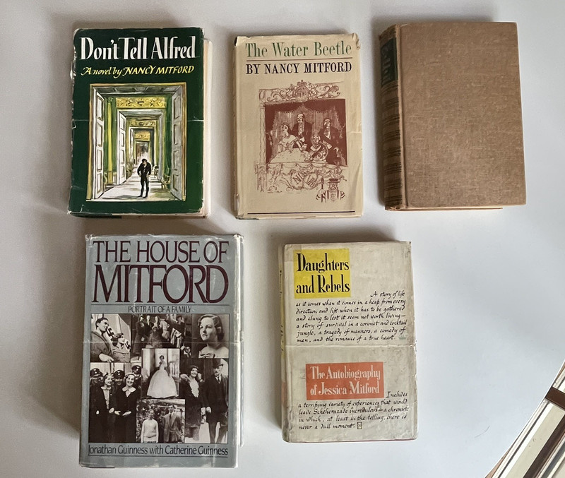 Vintage Nancy Mitford Lot (5) – 1st Printings, DJ Copies, Reading Set