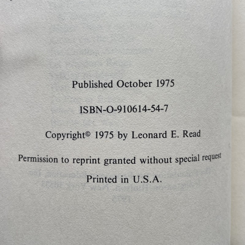 Love of Liberty by Leonard E. Read (1975, VTG Trade Paperback 162 Pages) gallery