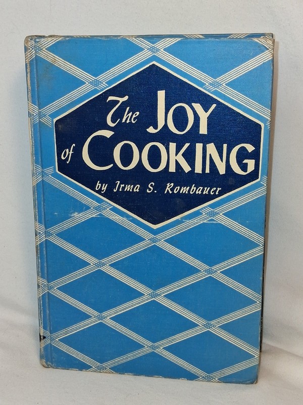 Irma S. Rombauer, The Joy of Cooking Cookbook Vintage 1943 WWII Wartime