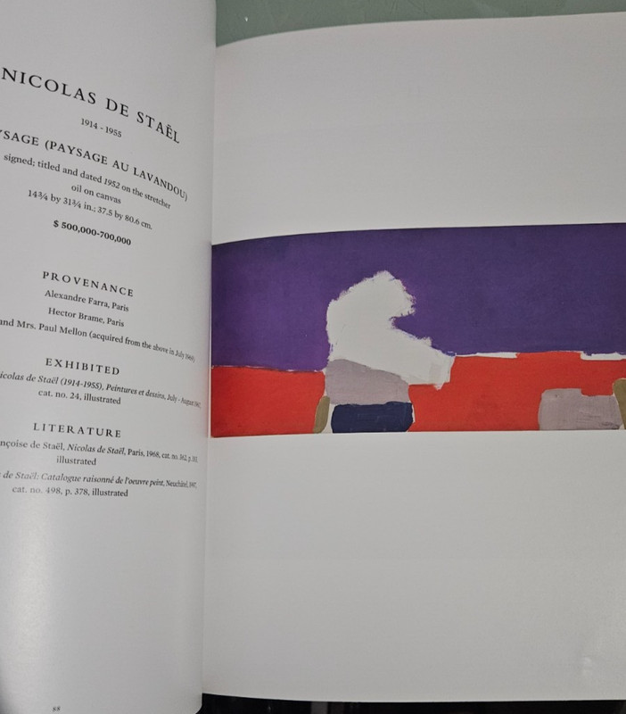 18 PAGES OUT sothebys MRS. PAUL MELLON MASTERWORKS I catalogue 18 PAGES TORN OUT gallery