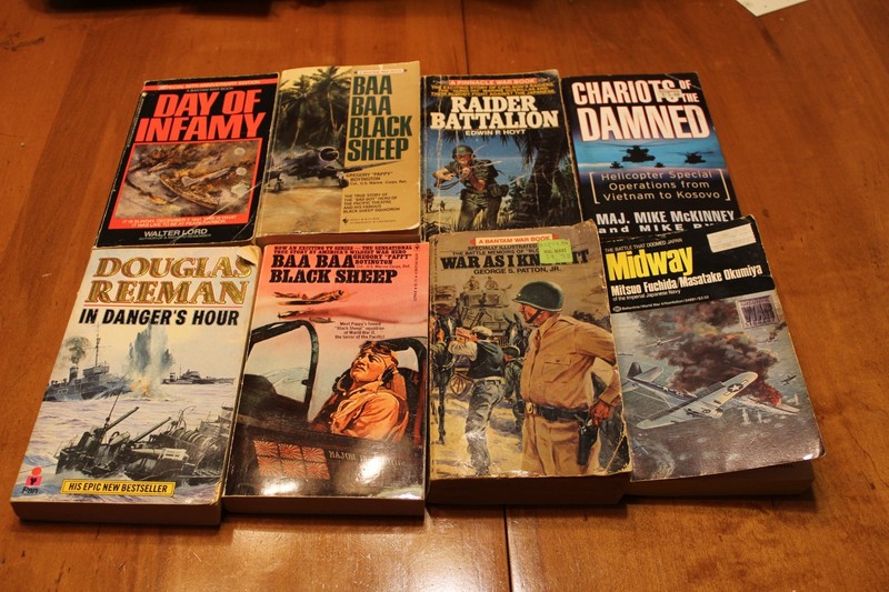 Lot Of 8 VTG 1960/1970s/1980s WWII war paperbacks NON-FICTION Illustrated