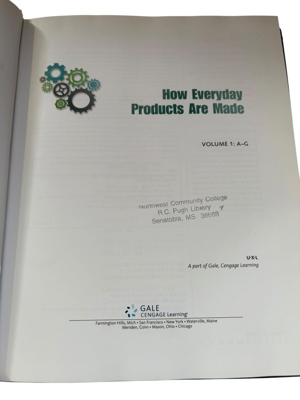 How Everyday Products Are Made Volume 1 Riggs 2016 UXL Cengage Learning gallery