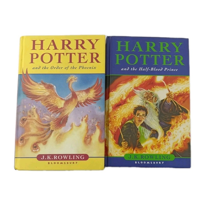 2x Harry Potter Books 5 & 6 Bundle by J.K. Rowling (1st Edition Oz Hardcovers)