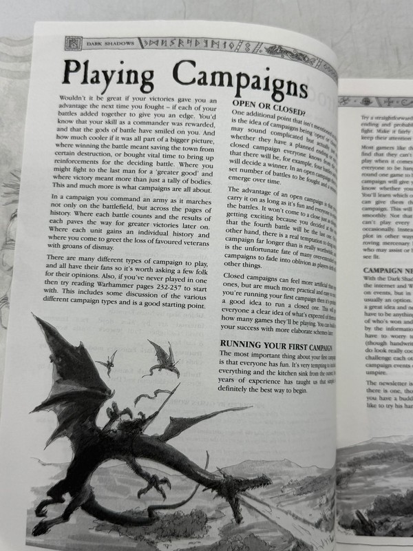 Warhammer Dark Shadows 2001 Games Workshop Fantasy Wargame Campaign Book gallery