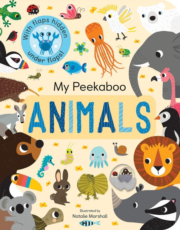 My Peekaboo Animals Edwards, Nicola|Marshall, Natalie board book Acceptable