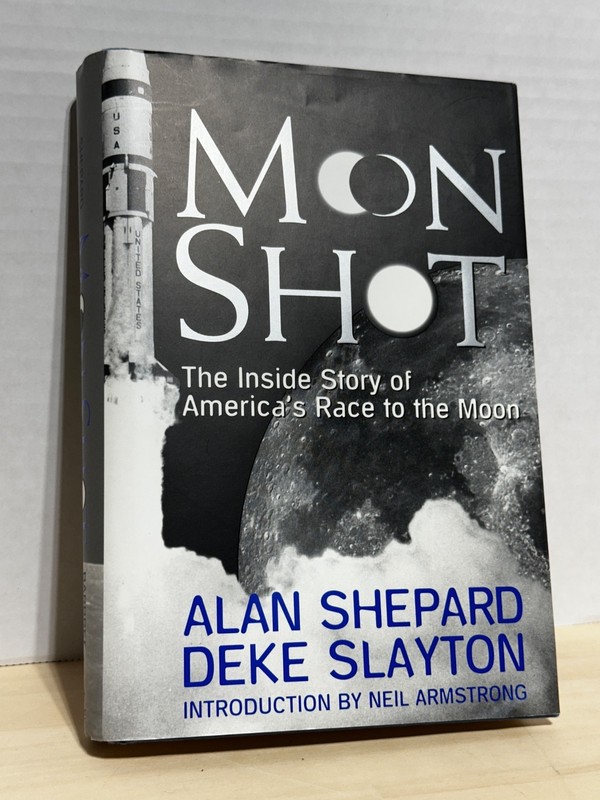 MOON SHOT – FIRST EDITION SIGNED BY ASTRONAUT ALAN SHEPARD 1994