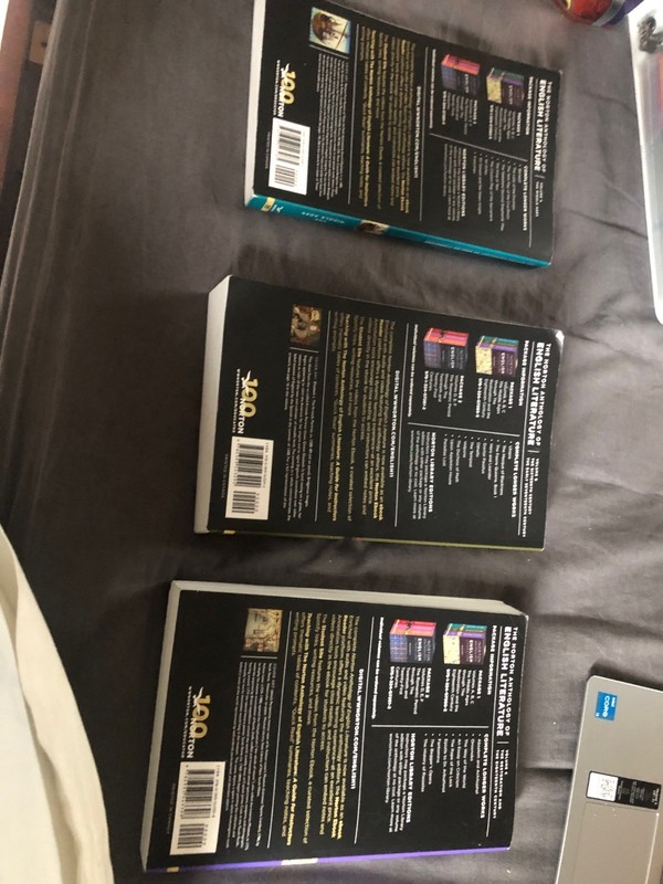 Used Norton Anthology trilogy