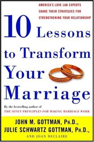 TEN LESSONS TO TRANSFORM YOUR MARRIAGE: AMERICA’S LOVE LAB By Gottman John Ph.d.