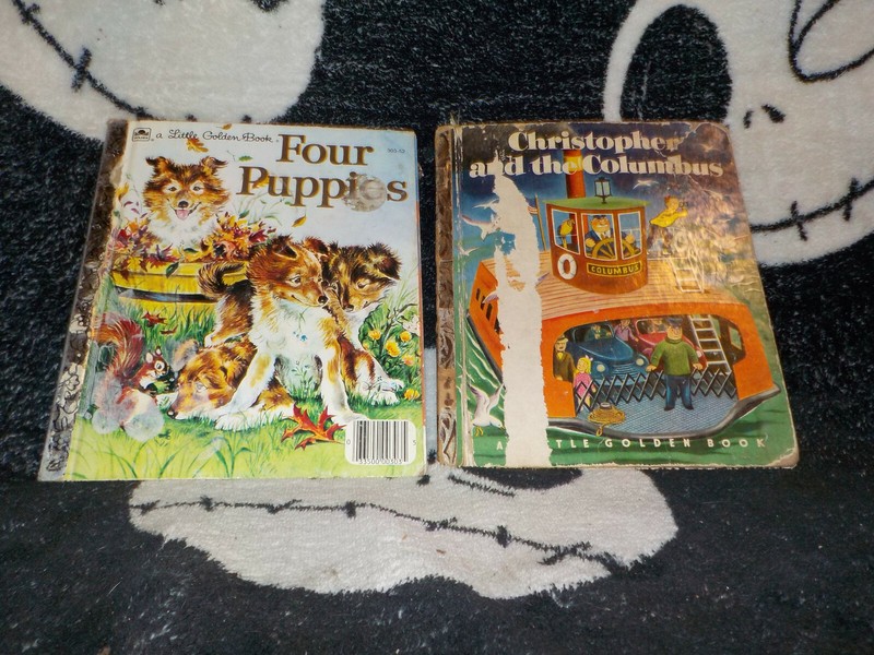 Little Golden Books Lot of 8 Road To Oz Christopher Colombus 4 Puppies Our World gallery