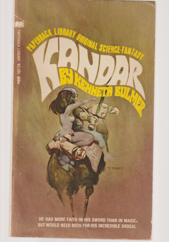 Kandar 1969 Paperback Library Kenneth Bulmer Cover Art Jeff Jones