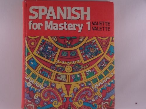 SPANISH FOR MASTERY 1 By Jean-paul Valette – Hardcover *Excellent Condition*