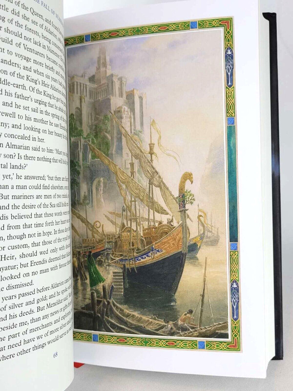 THE FALL OF NUMENOR J.R.R. Tolkien Alan Lee Illustrated Hardcover *Like New* gallery