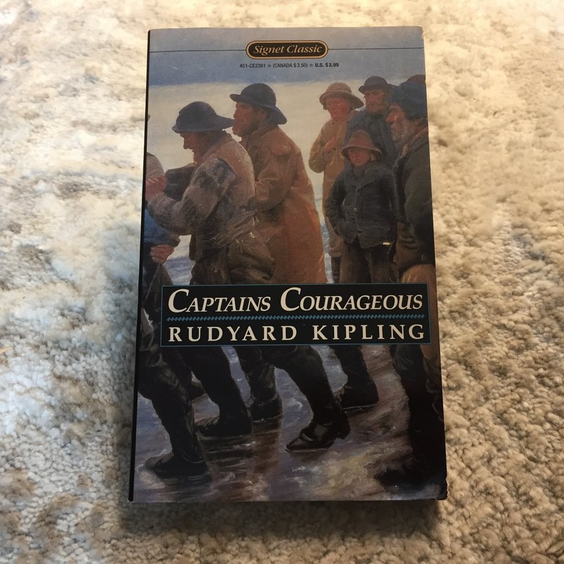 Captains Courageous Rudyard Kipling 1981 Signet Classic Coming of Age Paperback