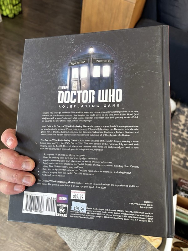 Dr Who Roleplaying Game Cubicle 7 Entertainment Ltd gallery