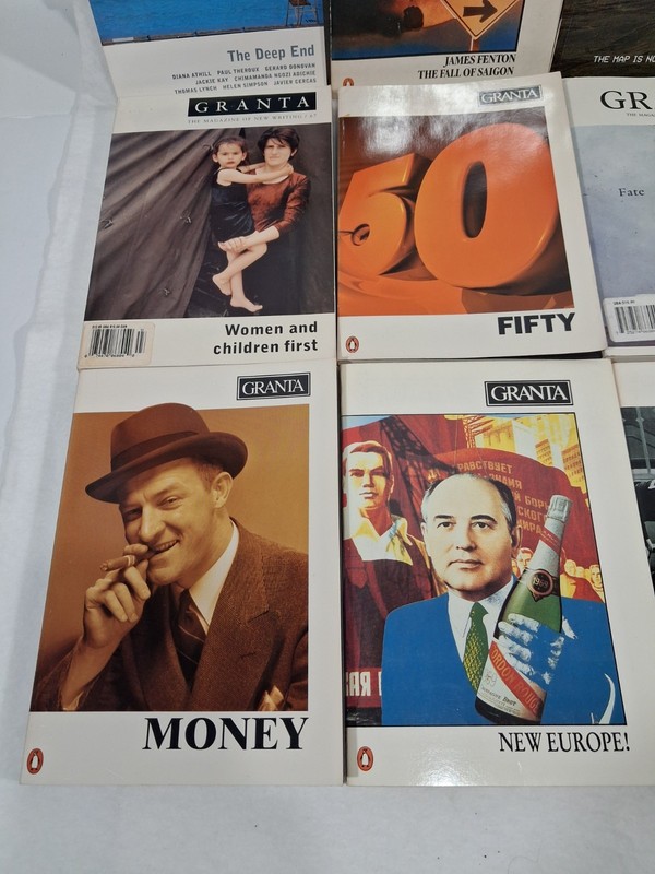 granta magazine the magazine of new writing lot of 15 books gallery