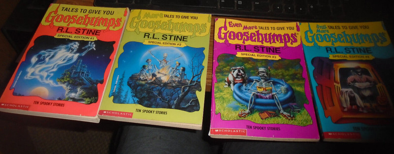 4 Tales To Give You Goosebumps books #1,2,3,4 R.L. Stine*#2 is first printing gallery