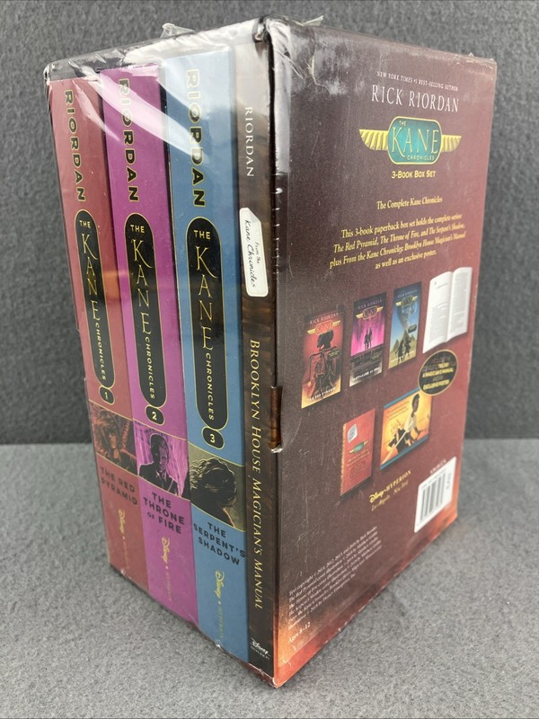 The Kane Chronicles: 4 Book Box Set Brand New Sealed 1-4 Volumes Bundle Lot gallery