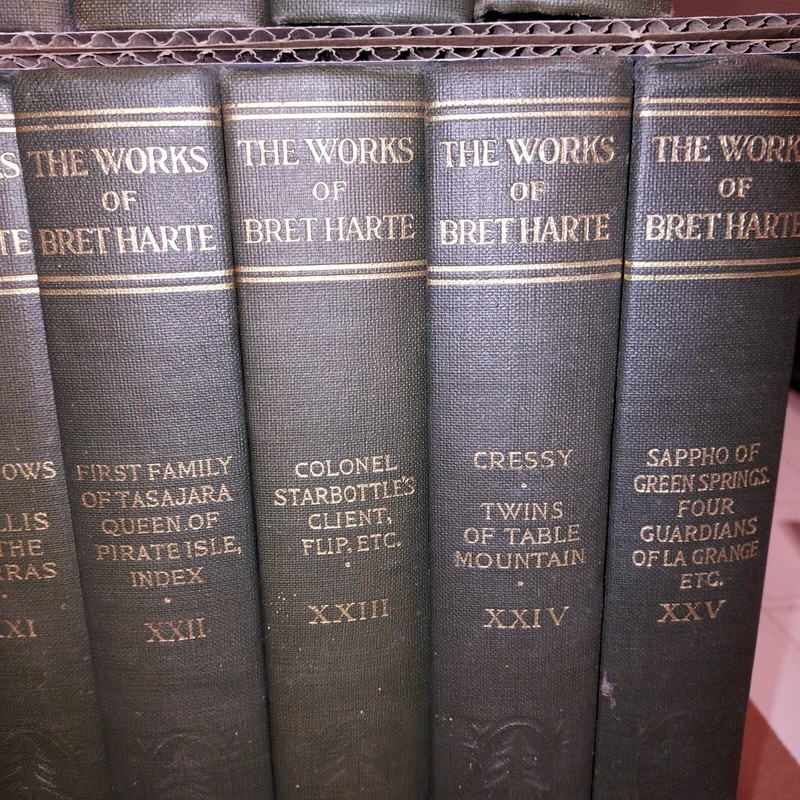 The Works of Bret Harte Condensed Novels 22 Volume Set Includes Poetry gallery