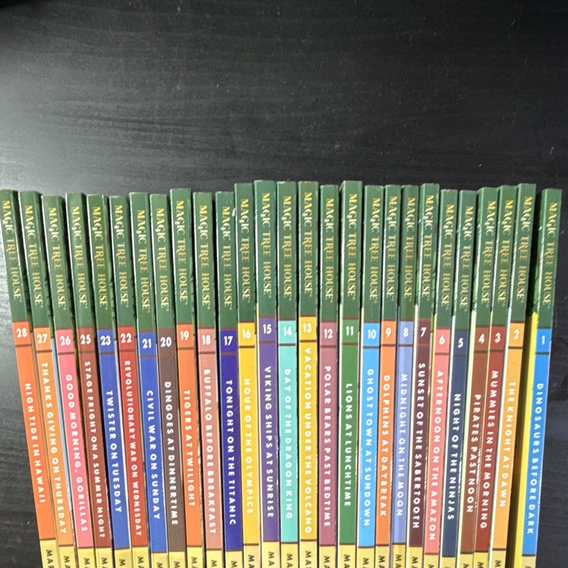 1-28 Magic Tree House #1 Dinosaurs Before Dark PB Mary Pope Osborne Ages 4-8 gallery