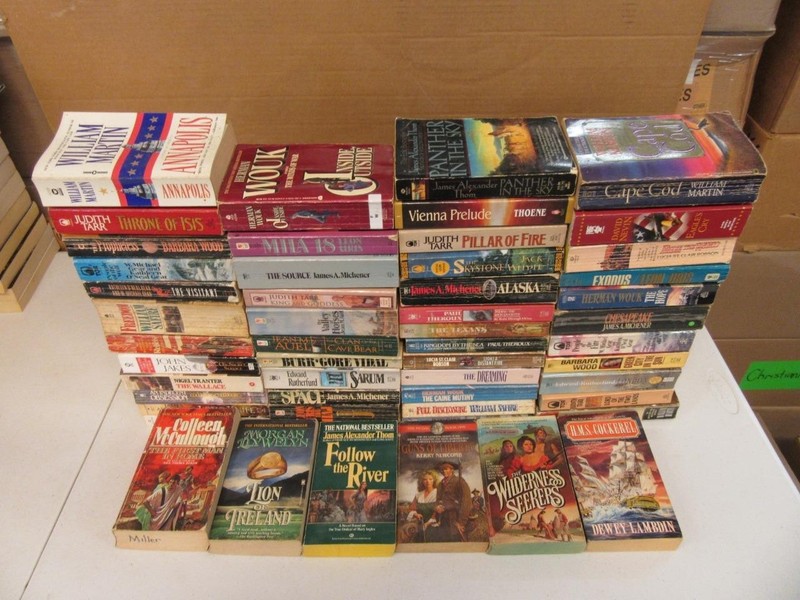 BIG Lot (53) HISTORICAL FICTION Books Novel JUDITH TARR JEAN AUEL JAMES MICHENER