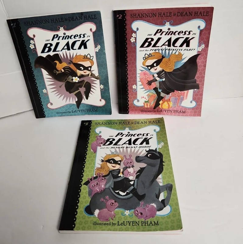 Lot of 3 “The Princess in Black” Book Set #1, 2, 3 by Shannon Hale & Dean Hale