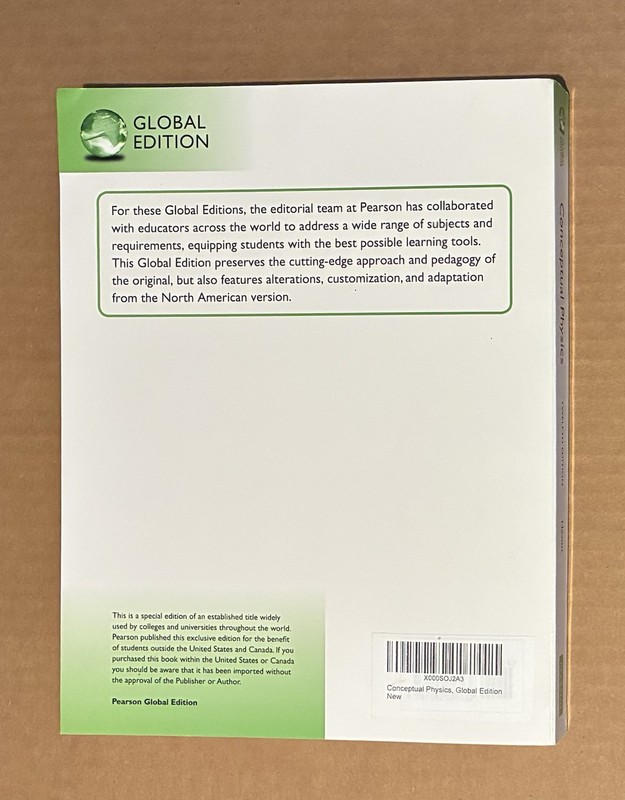 Conceptual Physics Global Edition by Paul G. Hewitt - Twelfth Edition GOOD+ gallery