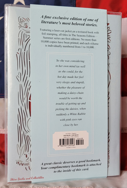 NEW Alice Wonderland Collection Lewis Carroll Hardcover Numbered Limited Seasons gallery