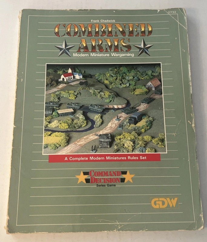GDW Combined Arms Modern Miniature Wargaming Rulebook Softcover 1988 READ PICS