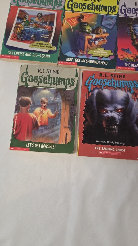 Vintage 90s Mixed Lot of 7 Scholastic Printing Goosebumps Books R.L. Stine gallery