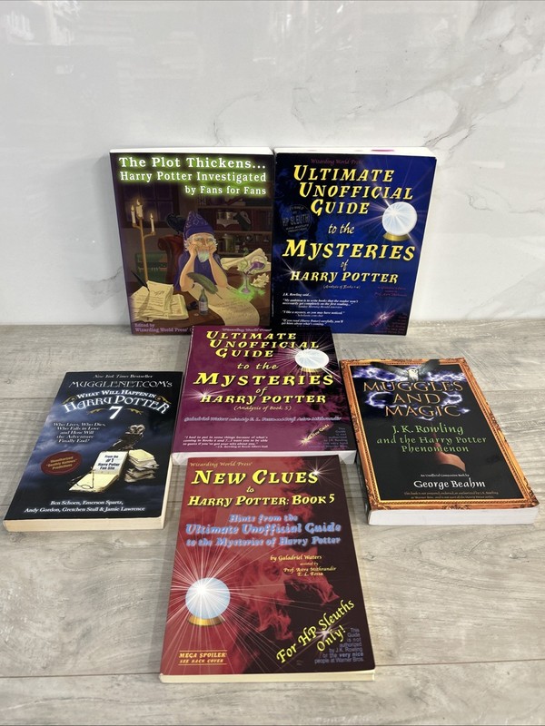 Lot Of 6 J.K. Rowling Wizarding World Press Ultimate Unofficial Guides