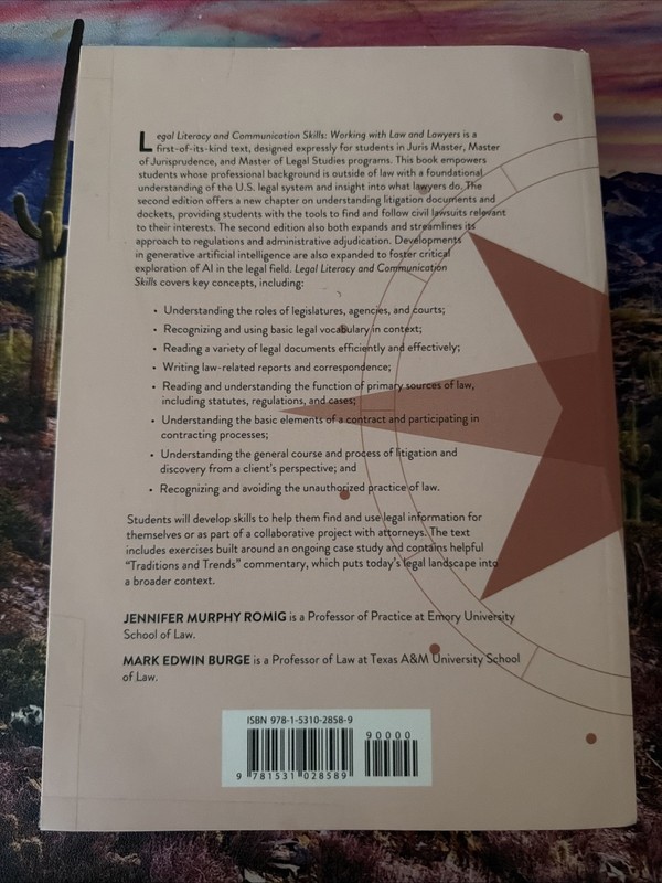 Legal Literacy and Communication Skills : Working with Law and Lawyers by... gallery
