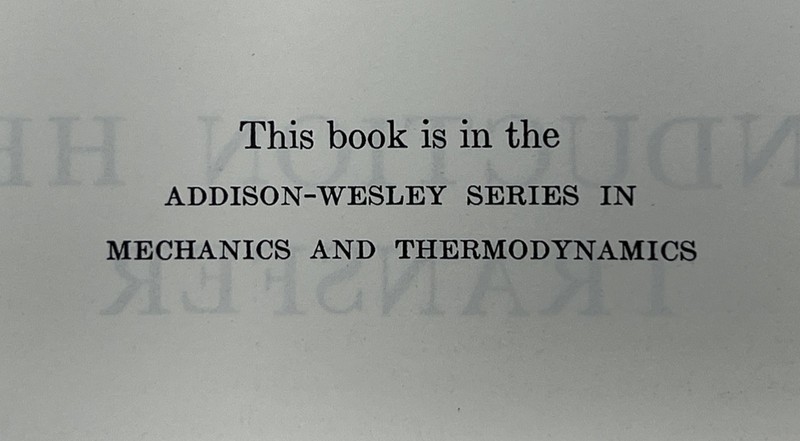 VTG Conduction Heat Transfer by Vedat S. Arpaci - 1966 HC Pub. Addison-Wesley gallery