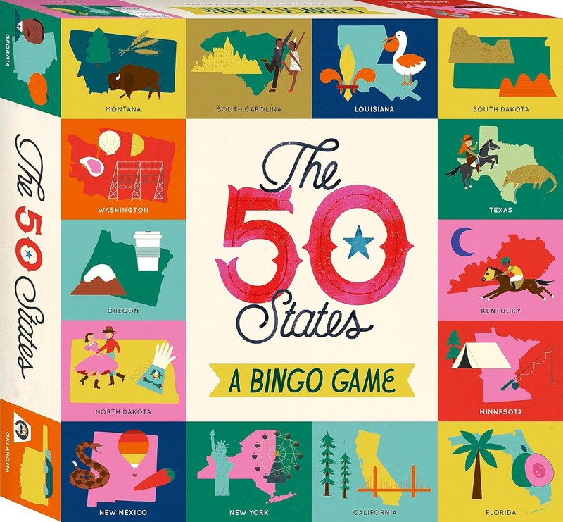 The 50 States Bingo Game: A Bingo Game for Explorers by Sol Linero