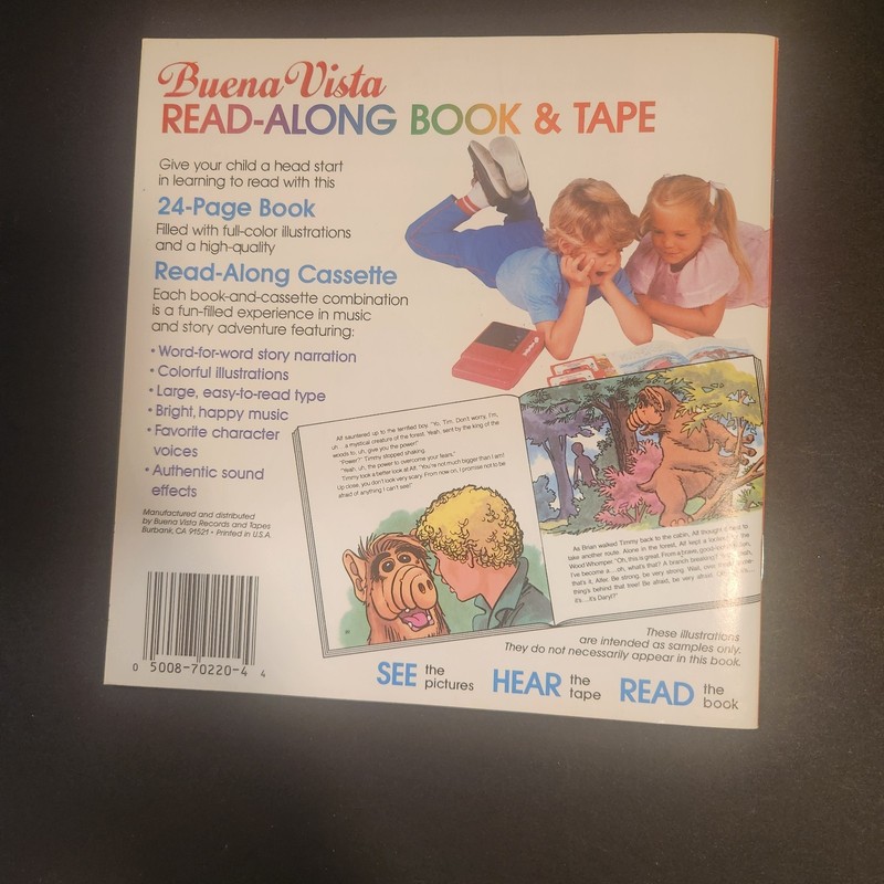 1988 Vintage Alf Super Alf Paperback Book 289DC No Cassette 24 Pages gallery