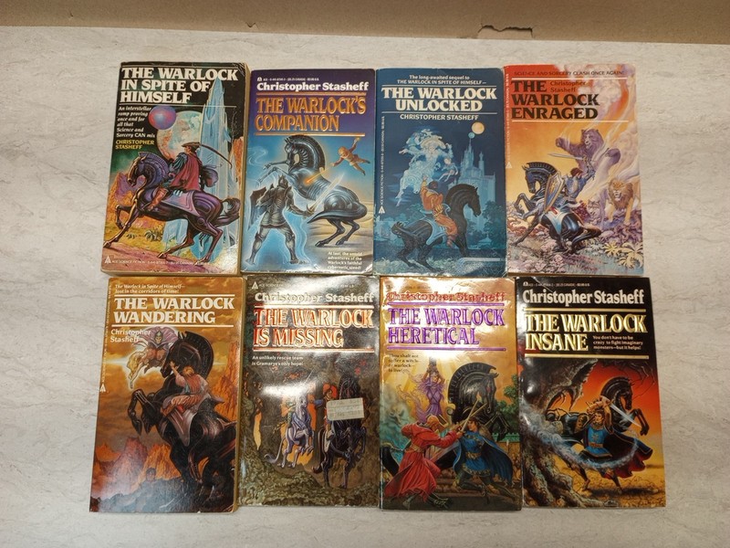 Lot of 8 Christopher Stasheff The Warlock Gramarye Books Paperback