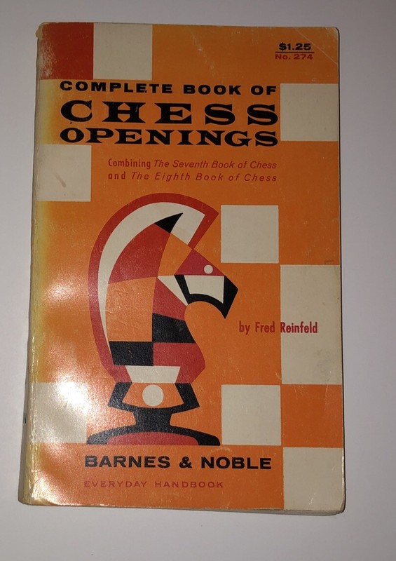 Complete Book of Chess Openings by Fred Reinfeld 1958 Barnes & Noble 182 Pages gallery