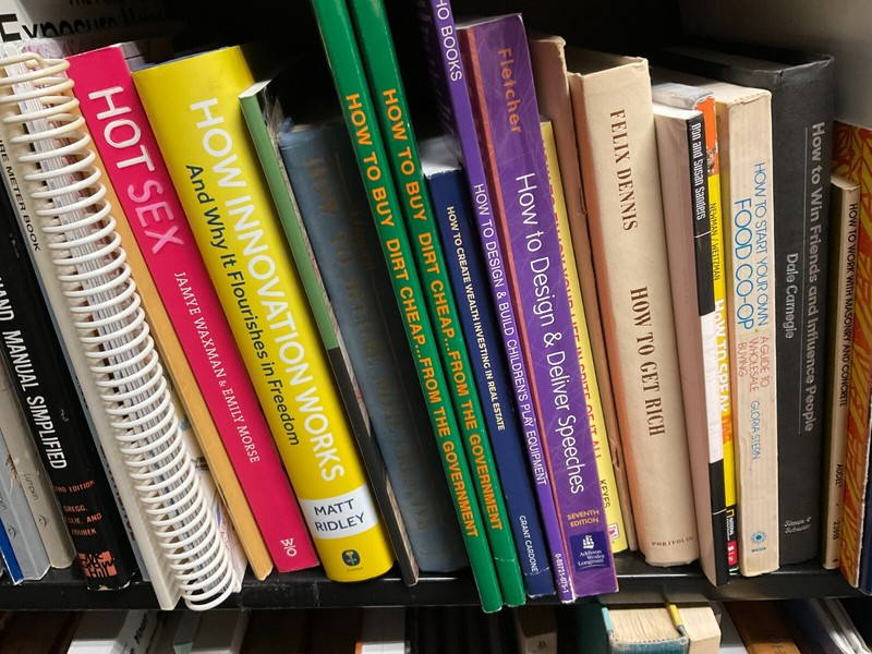 How to - DIY & Training & Education books - Choose from 100+ in drop-down menu gallery
