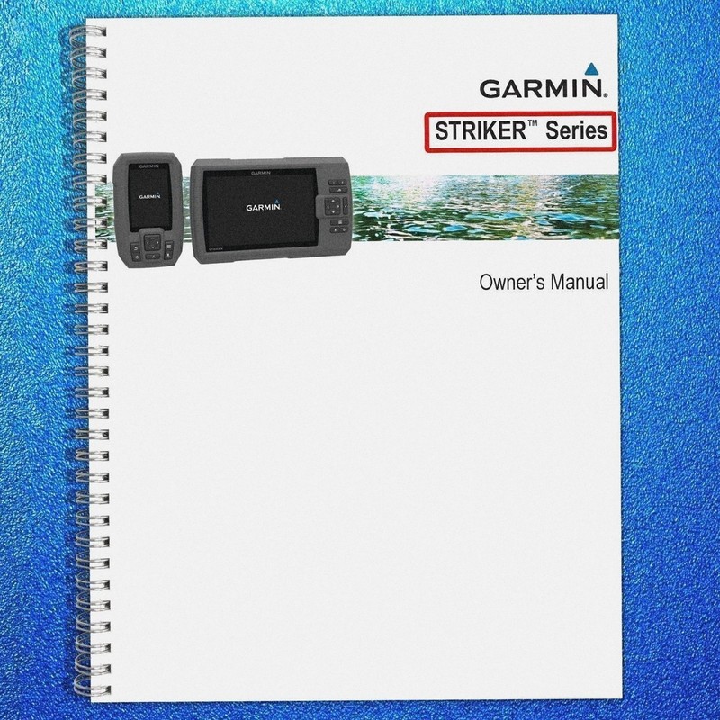 Garmin Striker Series Owners Manual Instructions User Guide, Tough SPIRAL Bindin