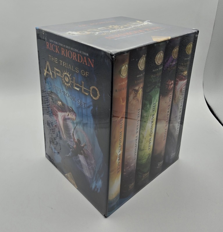 HARDCOVER NEW Sealed 5 Five Book Boxed Set The Trials of Apollo By Rick Riordan gallery