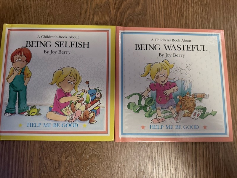 Lot of 9 Vintage Help Me Be Good Children’s Books, Joy Berry, Hardcover gallery