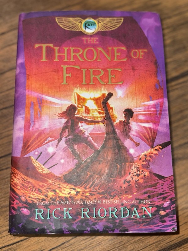 Rick Riordan The Throne of Fire HC 1st Edition/Printing Kane Chronicles