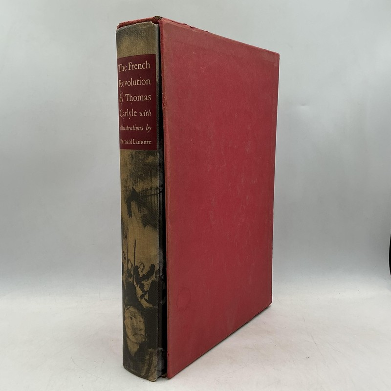 Vintage The French Revolution Thomas Carlyle Hardcover George Macy 1956 Red