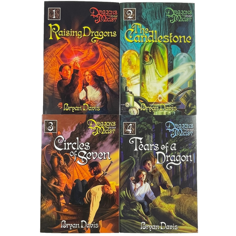 4 DRAGONS IN OUR MIDST by Bryan Davis 1 2 3 4 Raising Dragons Candlestone TPB