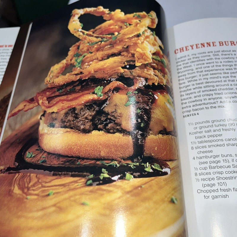 Bobby Flay Hand Signed Cookbook “ Burgers, Fries & Shakes”, 154 Pages, HC gallery