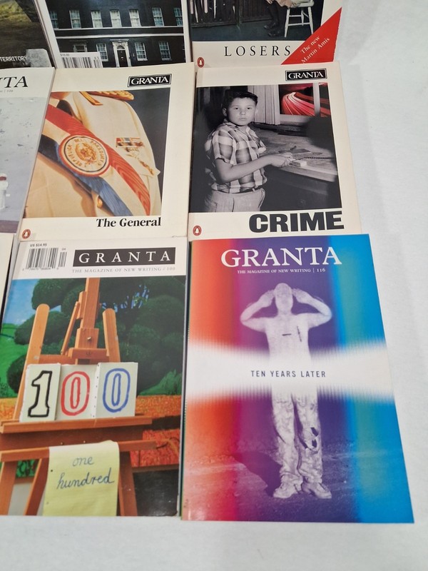 granta magazine the magazine of new writing lot of 15 books gallery
