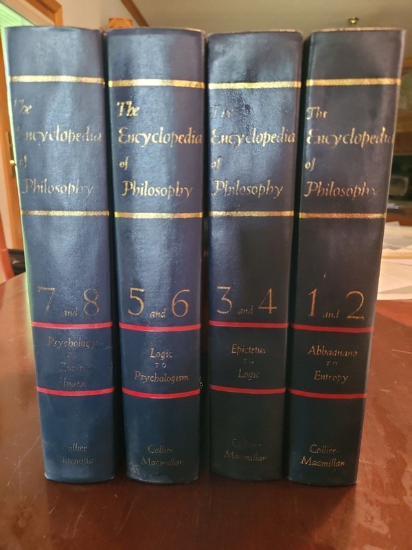 The Encyclopedia of Philosophy Paul Edwards 8 Volumes in 4 Books Reference 1967
