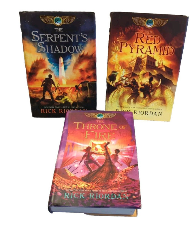 Rick Riordan KANE CHRONICLES Complete Series First Ed, two are First Printing