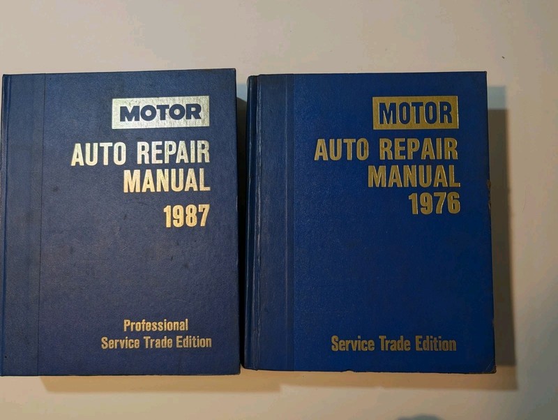 Motor Auto Repair Manual 1976 & 1987 50th Edition Professional Service Trade