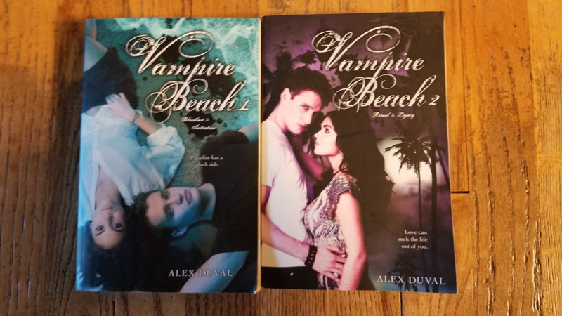 Lot 2 Alex Duval Vampire Beach 2-in-1 trade pb books 1-4 in series YA